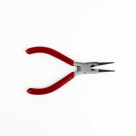 EXCEL BLADES Round Nose Ring Pliers with Side Cutter 5", Spring Loaded, 6pk 55593